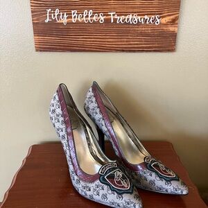 Baby Phat Monogrammed Heels 9B